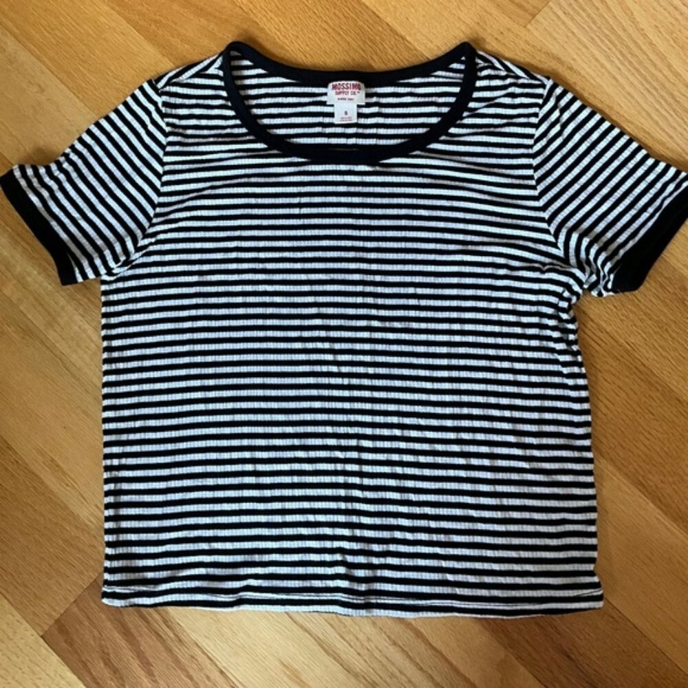Mossimo Supply Stripped Crop Top